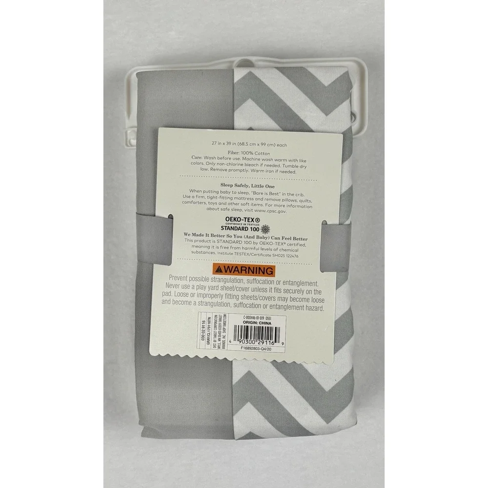 Cloud Island Baby Bedding Bundle Play Yard Sheets +‎ Changing Pad Covers Bundle